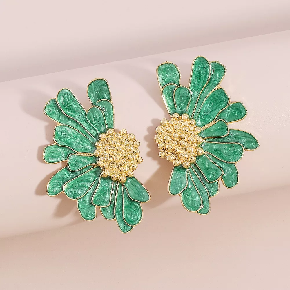 Flower Stud Earrings, image 2