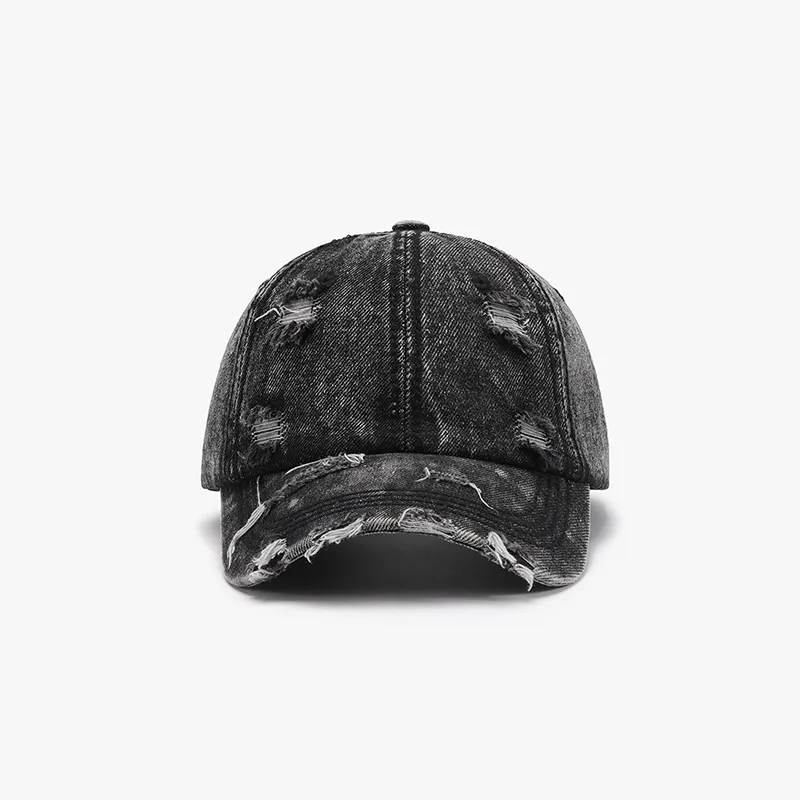 Distressed Cotton Baseball Cap, image 2
