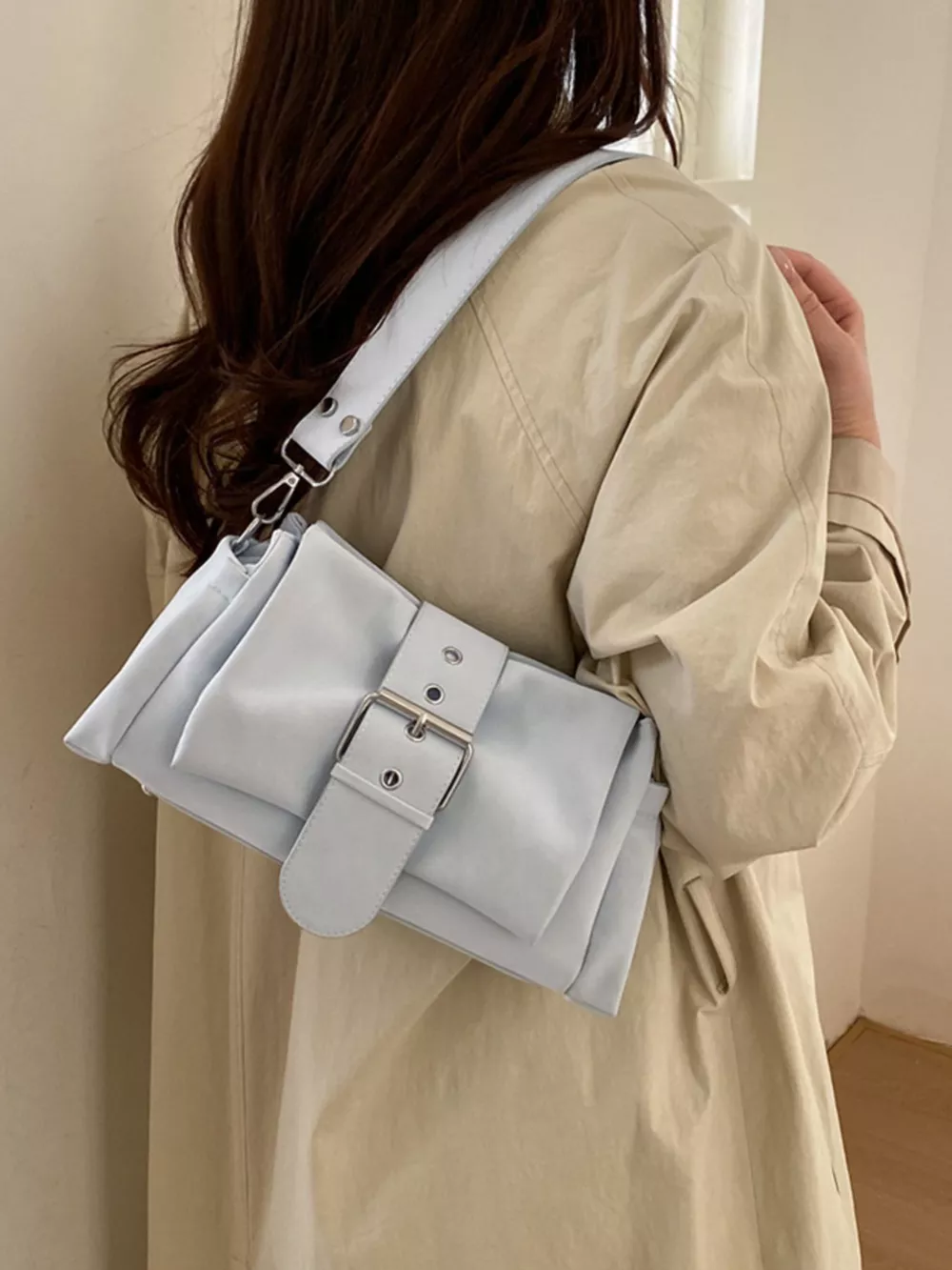 Buckle Detail Crossbody Bag, image 9