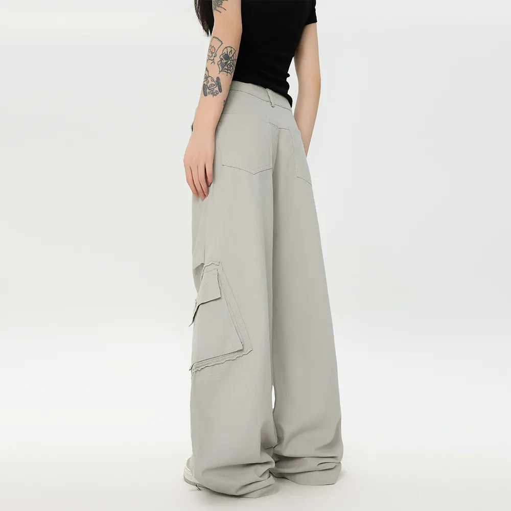 Men's Wide Leg Cargo Pants, image 10
