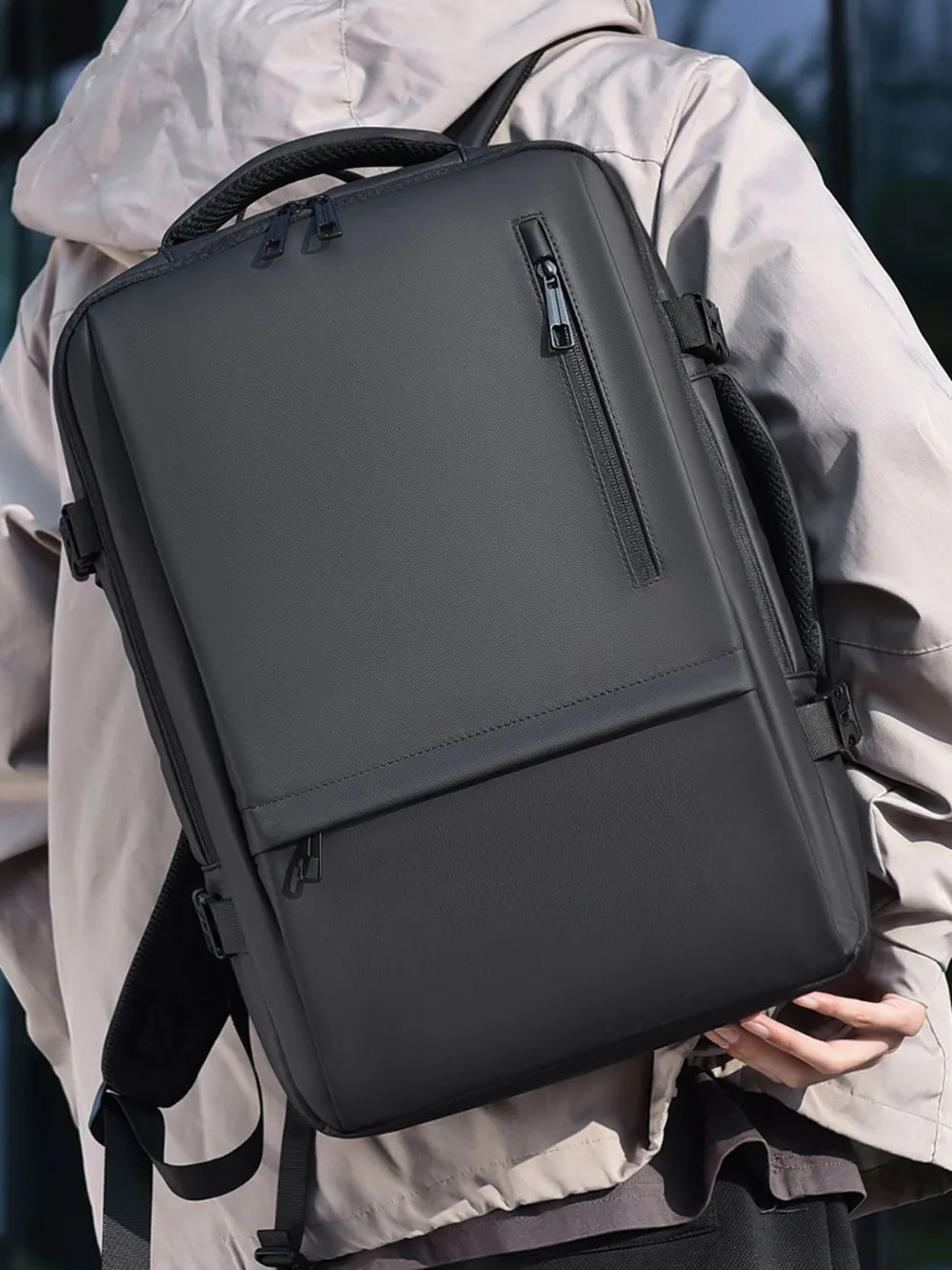 Multi-Pockets Adjustable Straps Backpack Bag, image 9