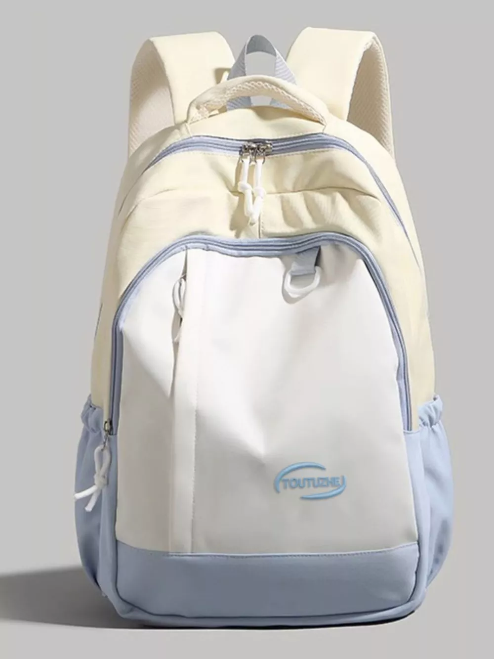 Color Block Lightweight Backpack Bag, image 3