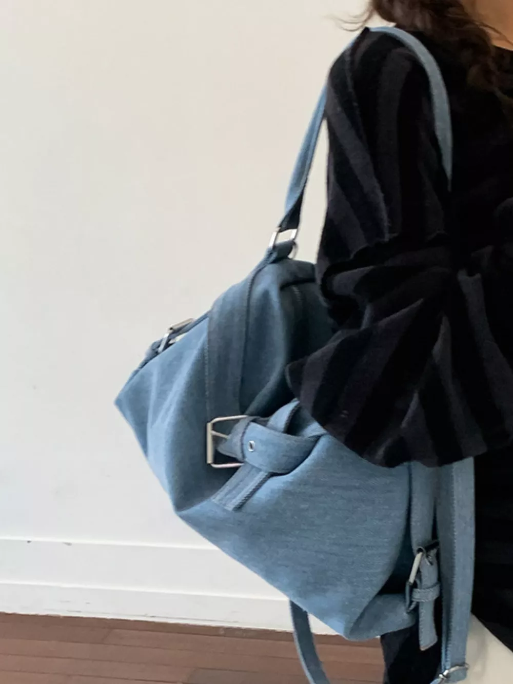 Buckle Detail Shoulder Bag, image 7