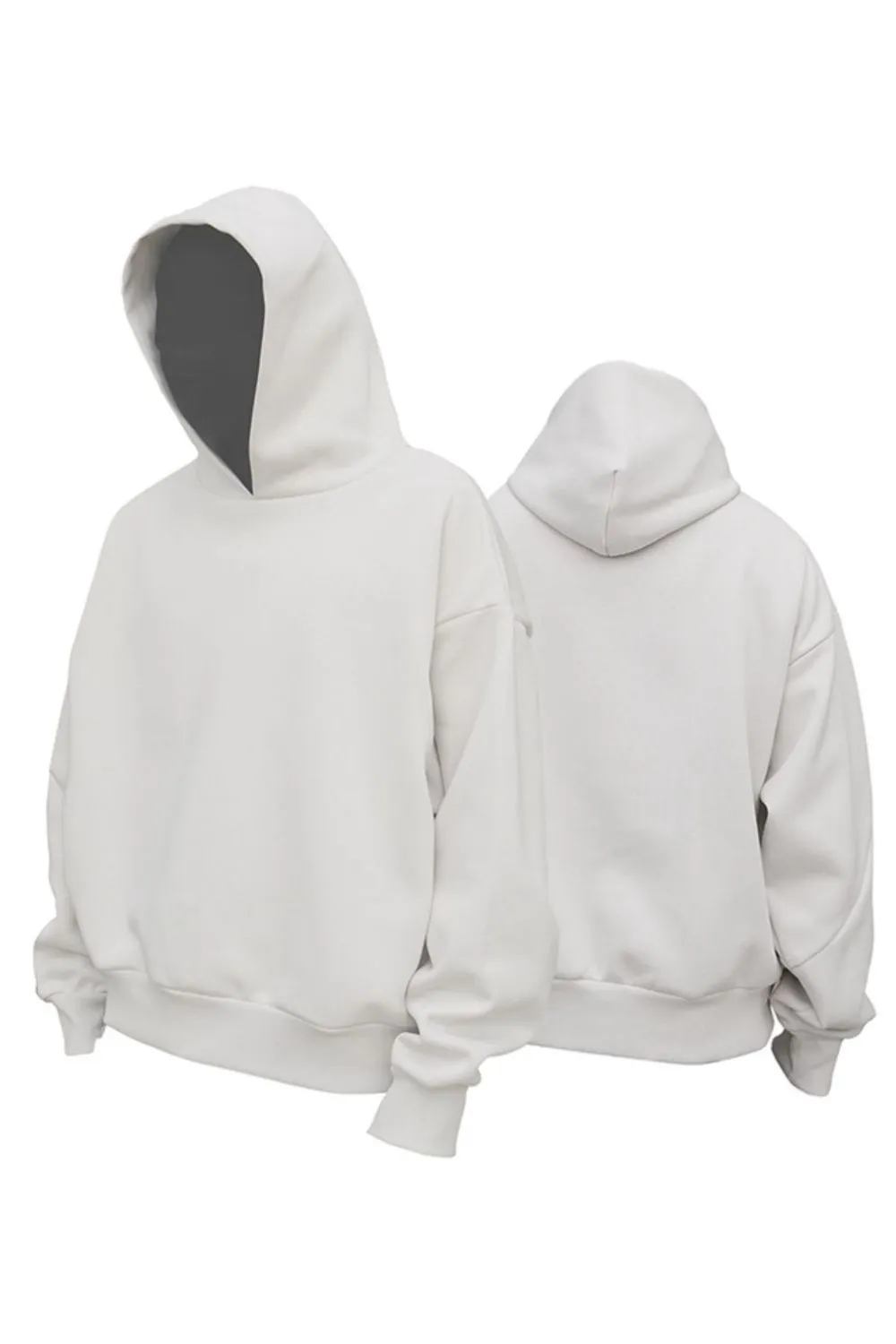 Men's Drop Shoulder Long Sleeve Hoodie, image 2