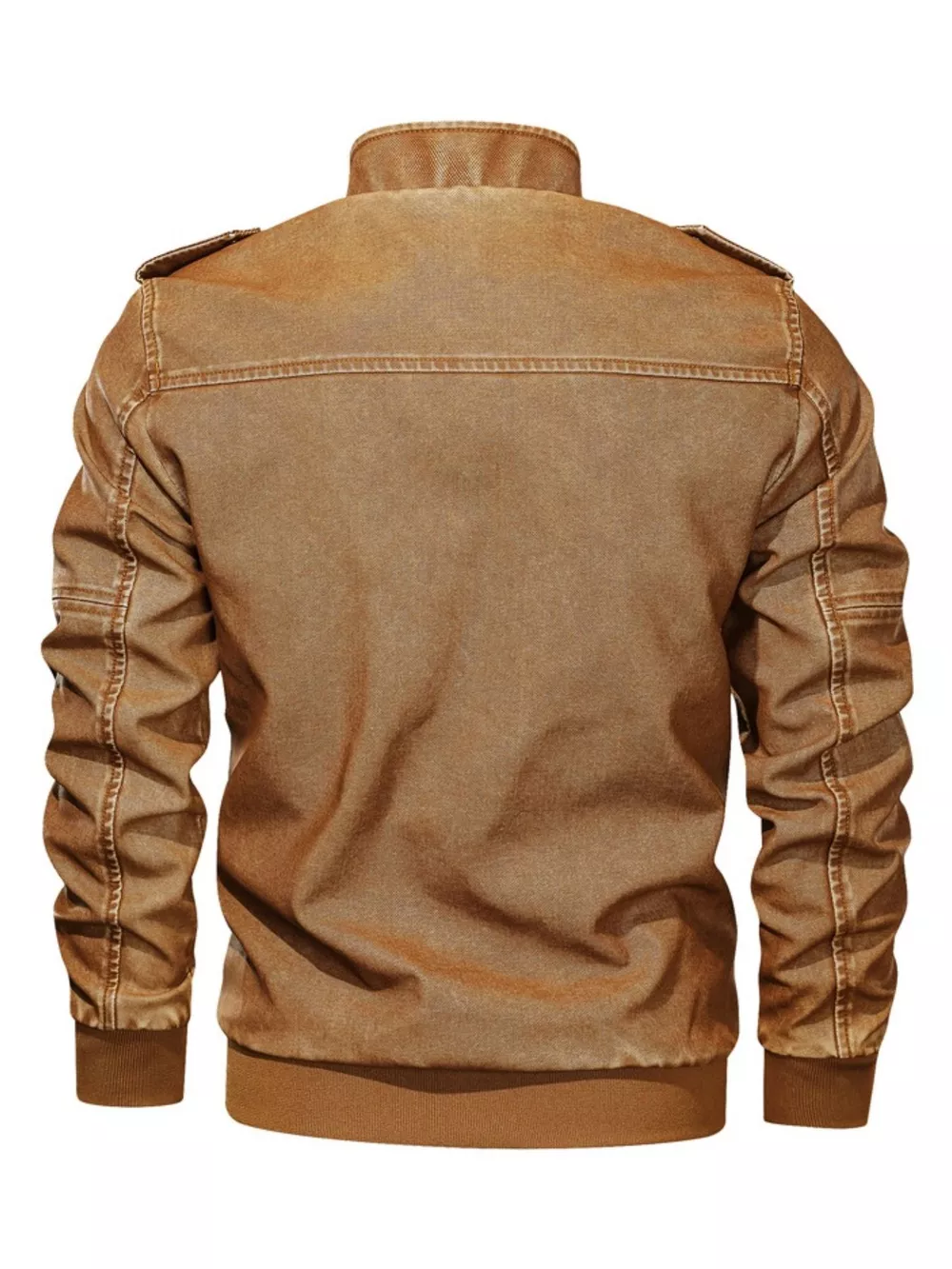 Men's Plus Size Zip Up Long Sleeve Jacket, image 6
