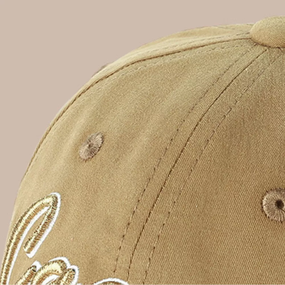 Washed Embroidered Baseball Cap, image 3