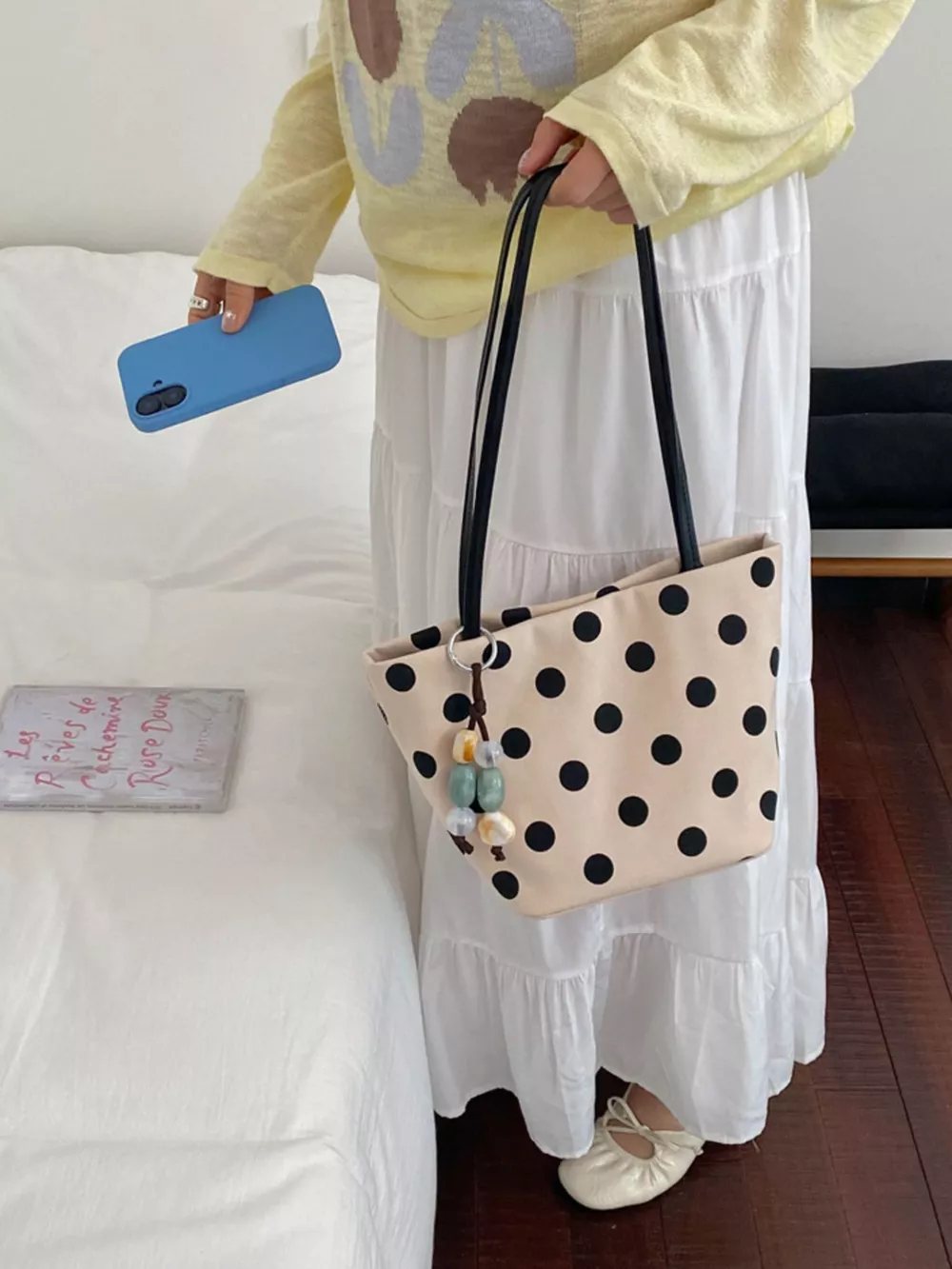 Polka Dot Shoulder Bag, image 9