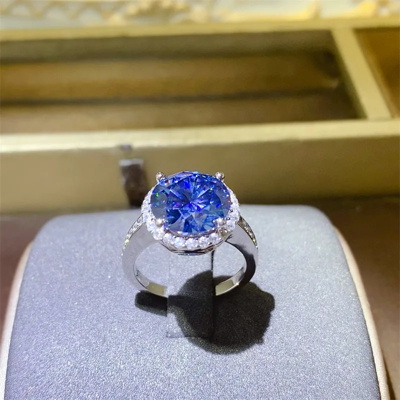 5 Carat Moissanite 925 Sterling Silver Ring, image 6