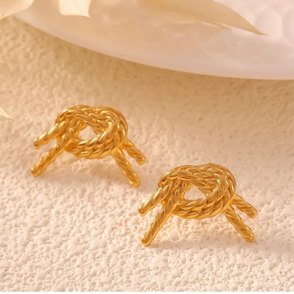Titanium Steel Stud Earrings, image 4