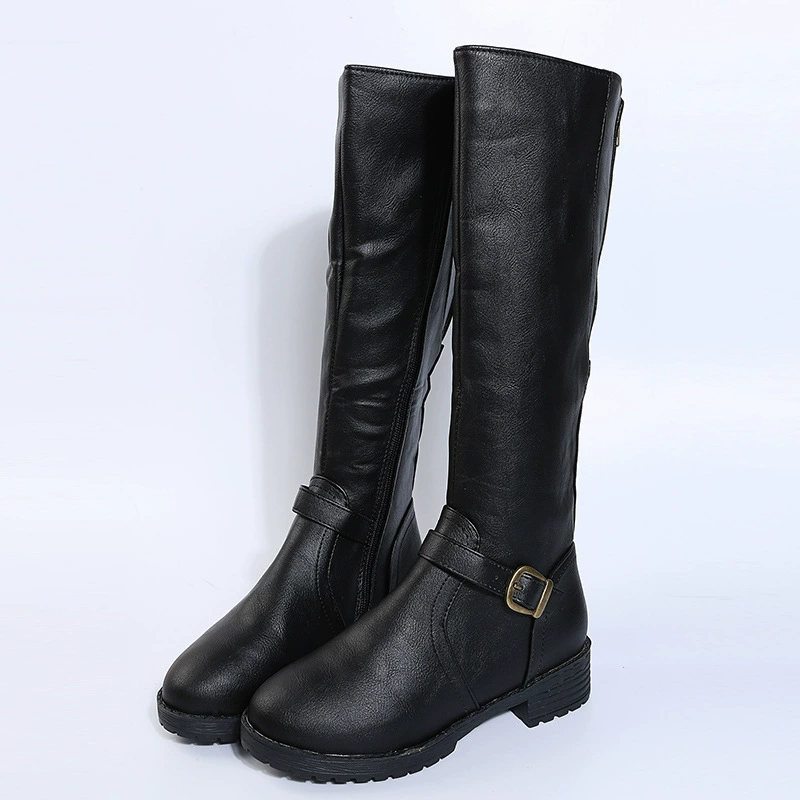 Round Toe Block Heels Boots, image 6