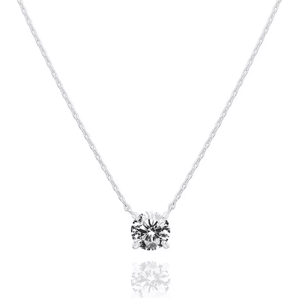 2 Carat Moissanite Pendant Necklace, image 4