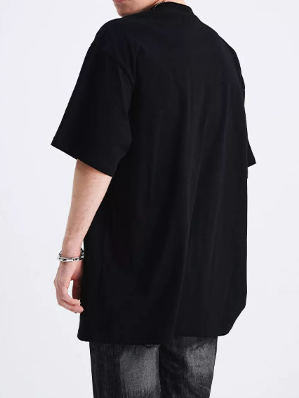 Men's Round Neck Short Sleeve T-Shirt, image 3