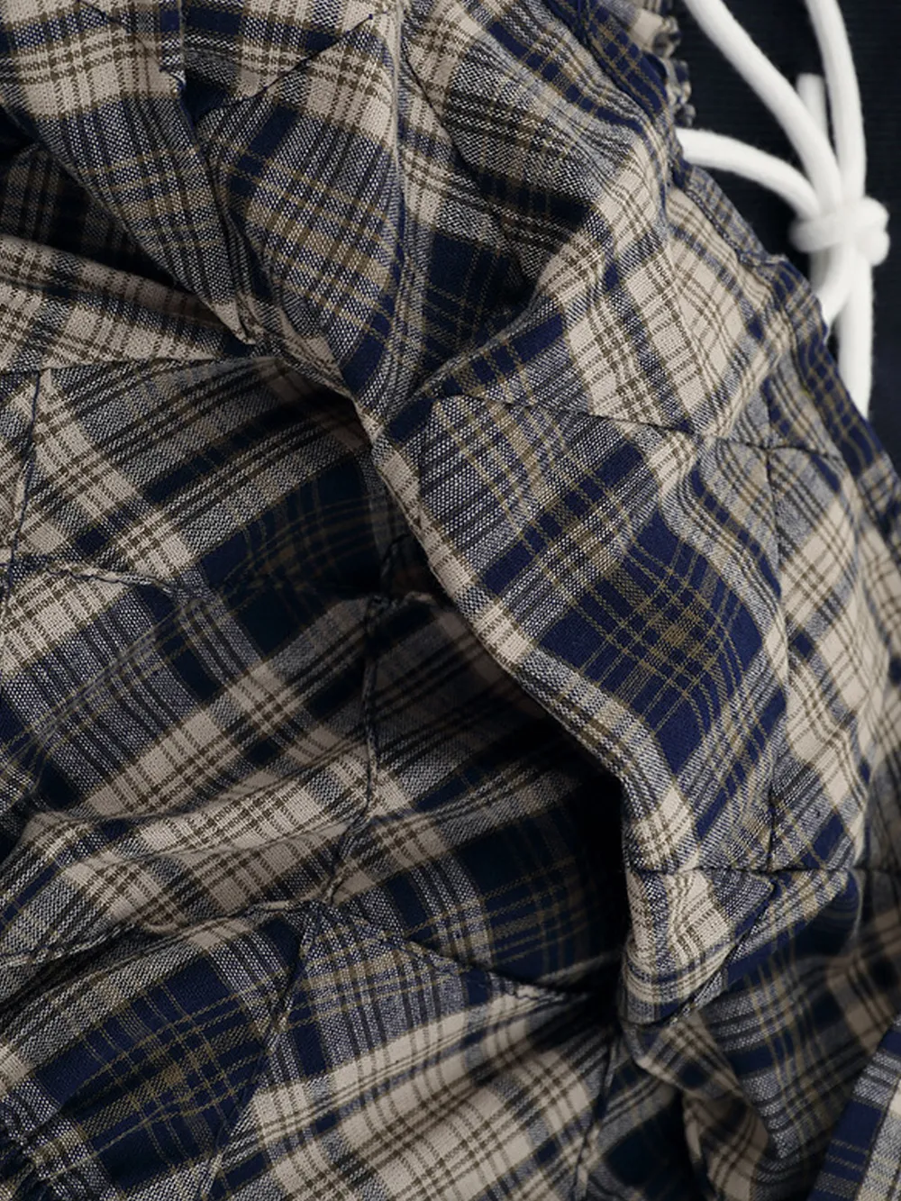 Drawstring Plaid Skort, image 4