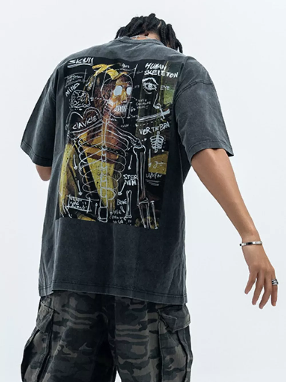 Men's Round Neck Oversized T-Shirt, image 4