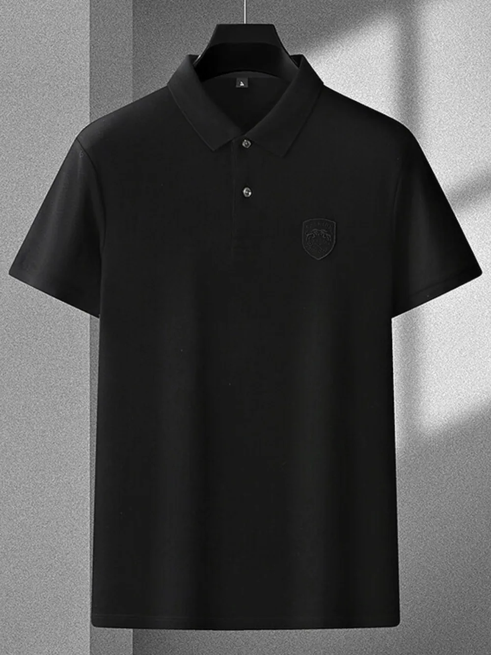 Men's Plus Size Collared Neck Short Sleeve Polo, image 8