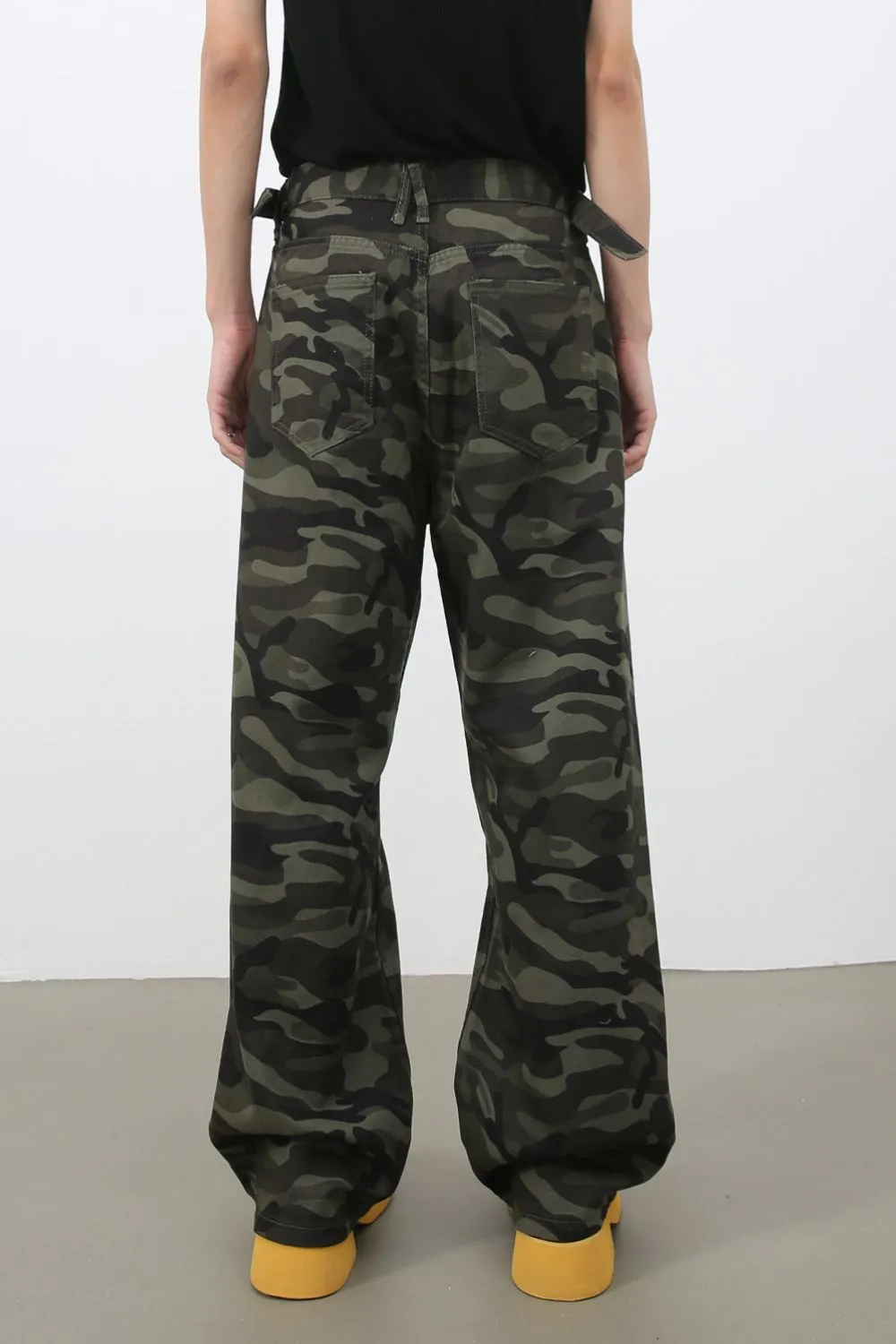 Men's Camouflage Jeans with Pockets, image 2