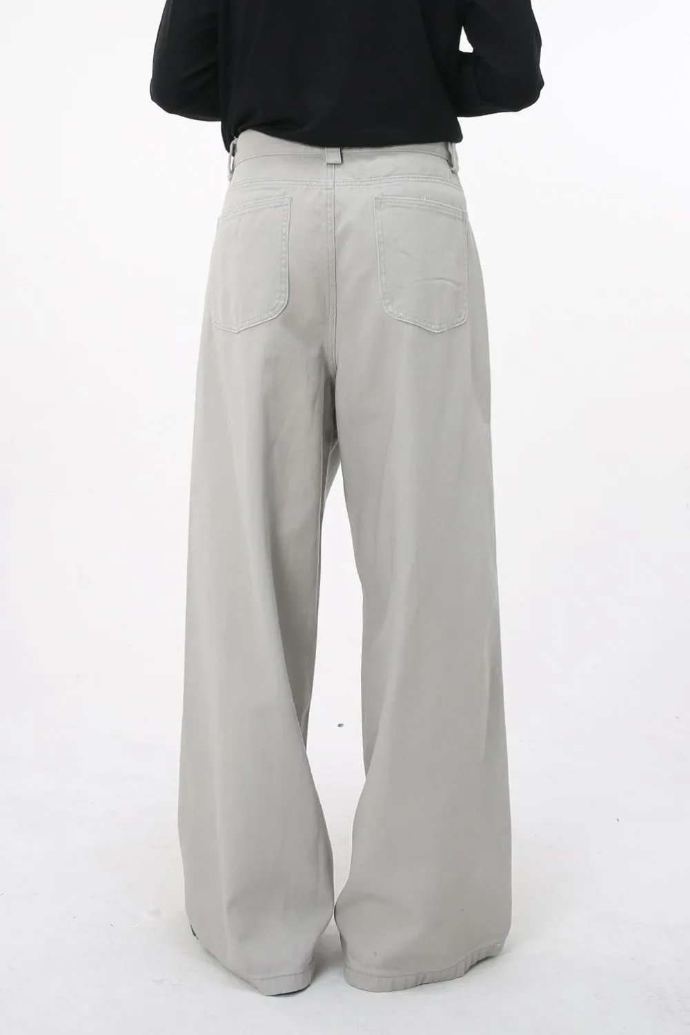 Wide Leg Jeans with Pockets, image 4