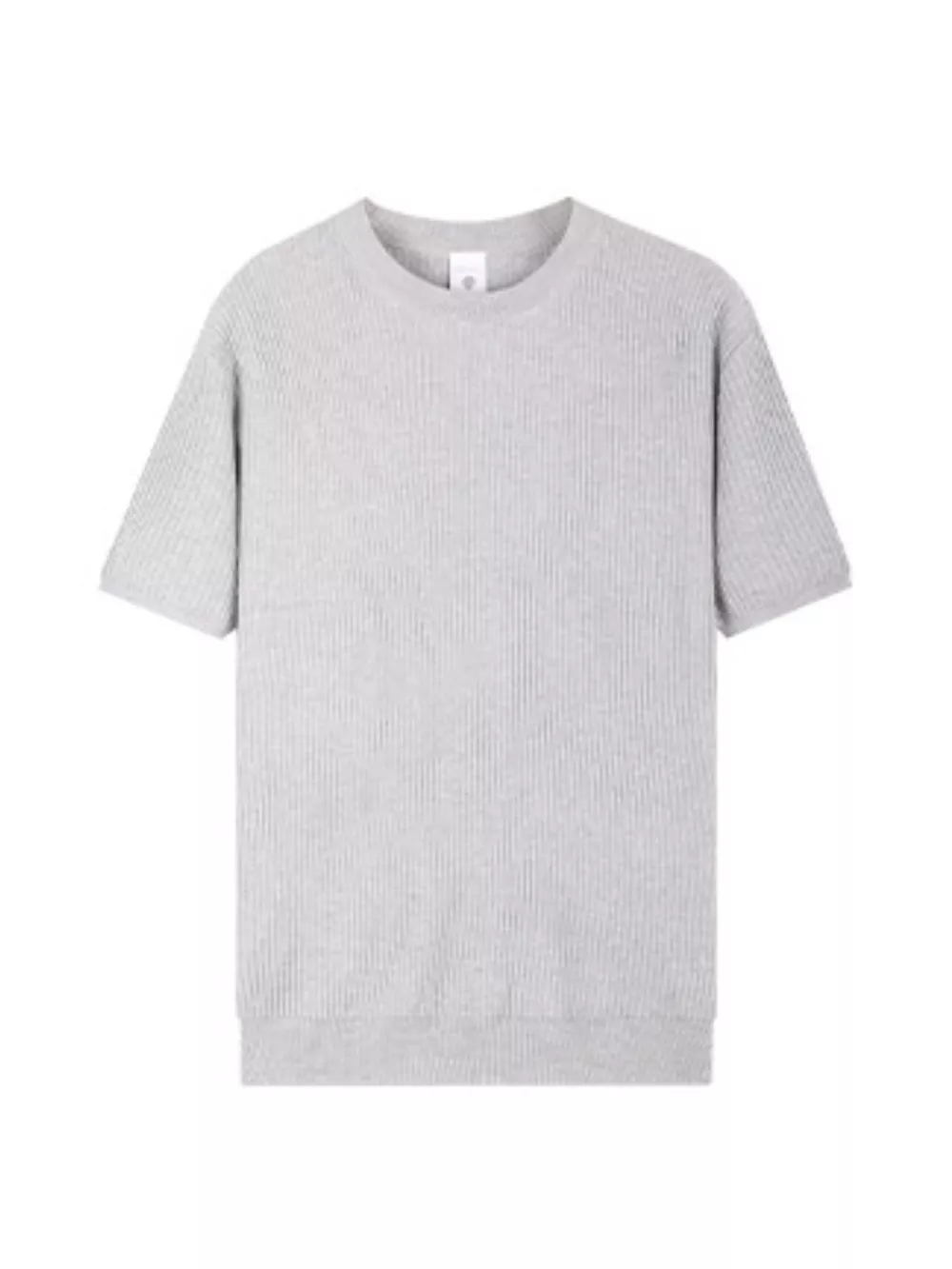 Men's Plus Size Ribbed Knit Relaxed Fit T-Shirt, image 8
