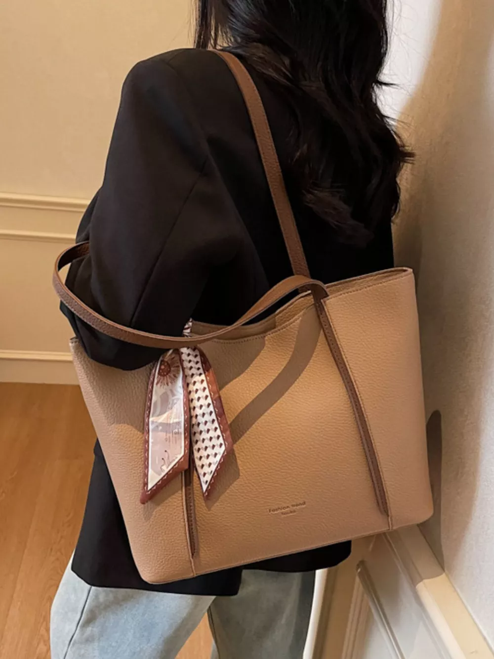 PU Leather Tote Bag, image 3