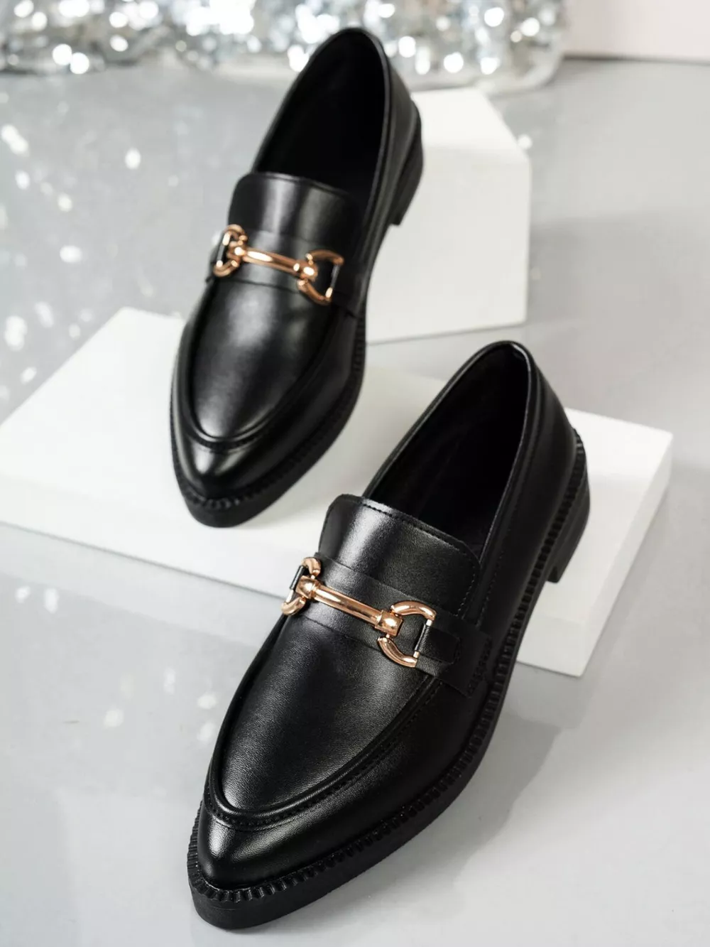 Point Toe Block Heels Loafers, image 6