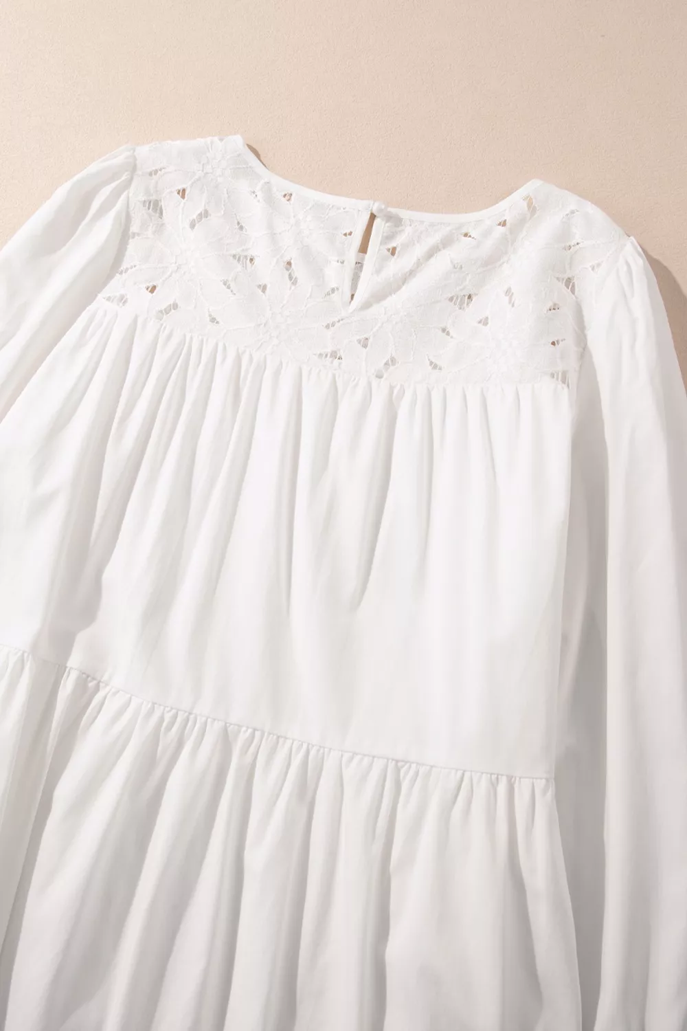 3/4 Sleeve Tiered Mini Dress, image 2