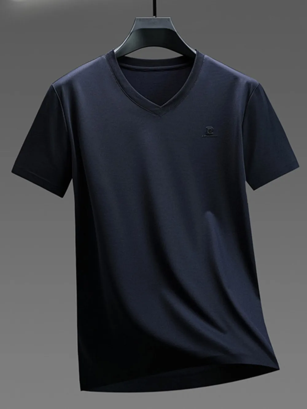 Men's Plus Size V-Neck Short Sleeve T-Shirt, image 5