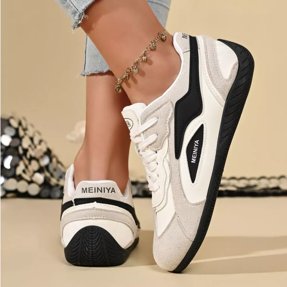 Round Toe Lace Up Sneakers, image 8