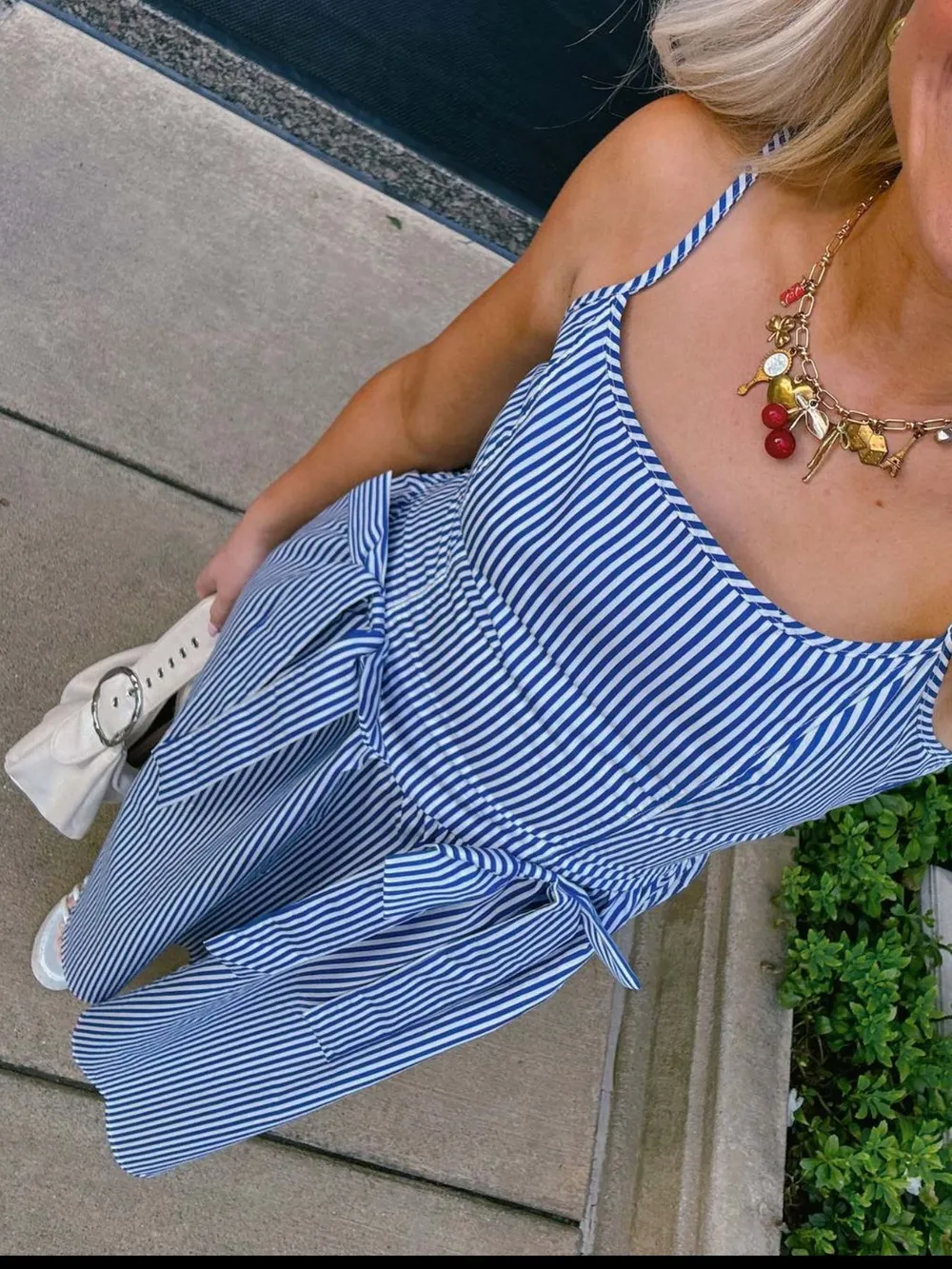 Bow Detail Midi Cami Dress, image 4