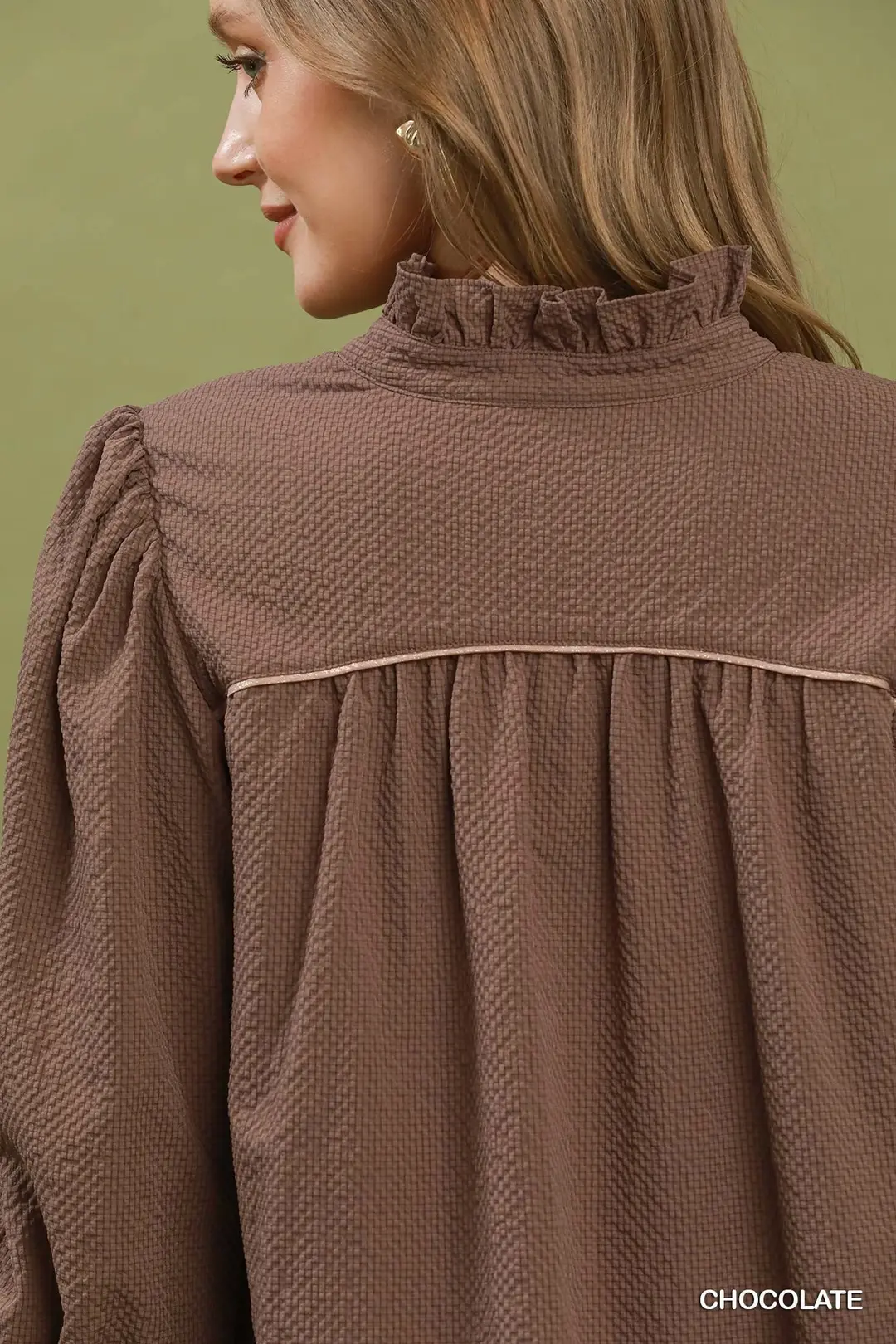 Textured Puff Sleeve Mini Dress, image 5
