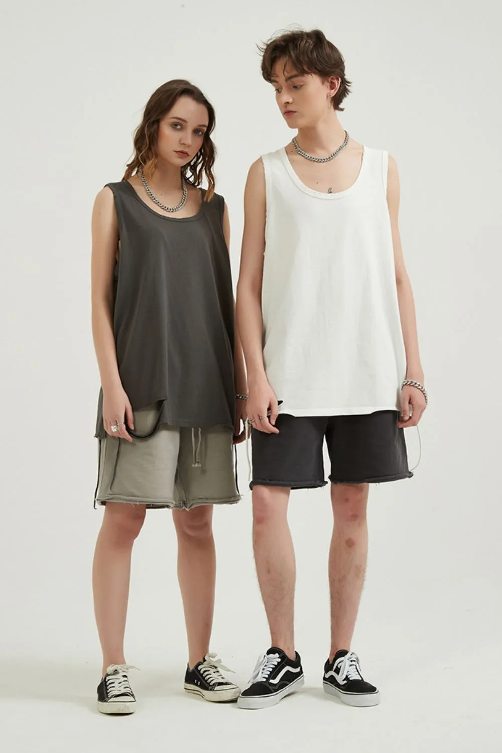 Men's Round Neck Wide Strap Tank, image 16