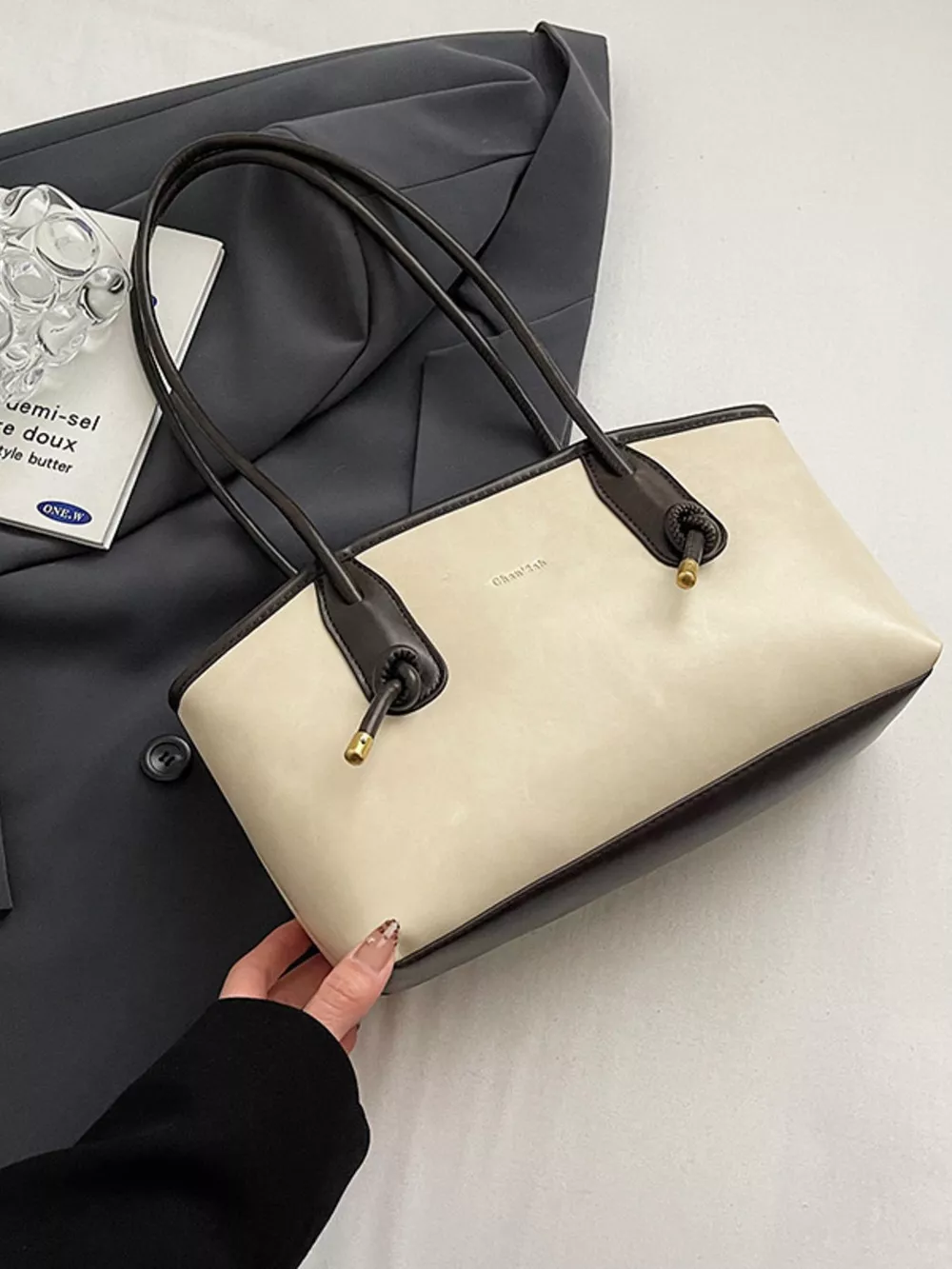 Vintage Style Leather Shoulder Bag, image 2