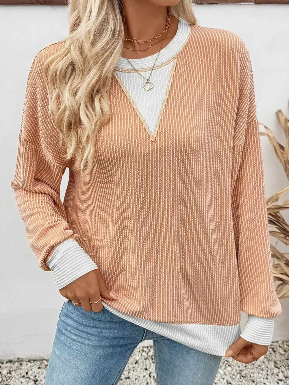 Contrast Dropped Shoulder Sweatshirt, image 10