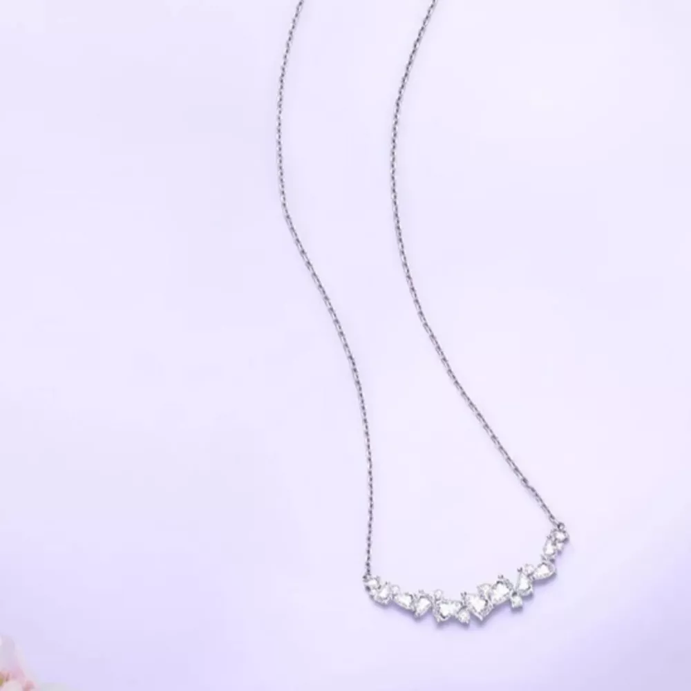 925 Sterling Silver Zircon Necklace, image 2