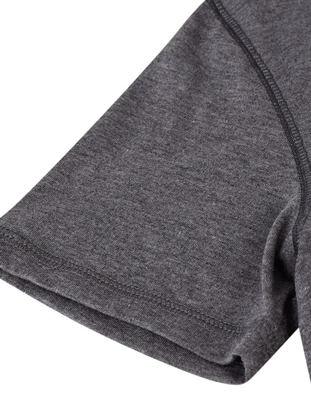 Men's Henley Short Sleeve Polo Top, image 6