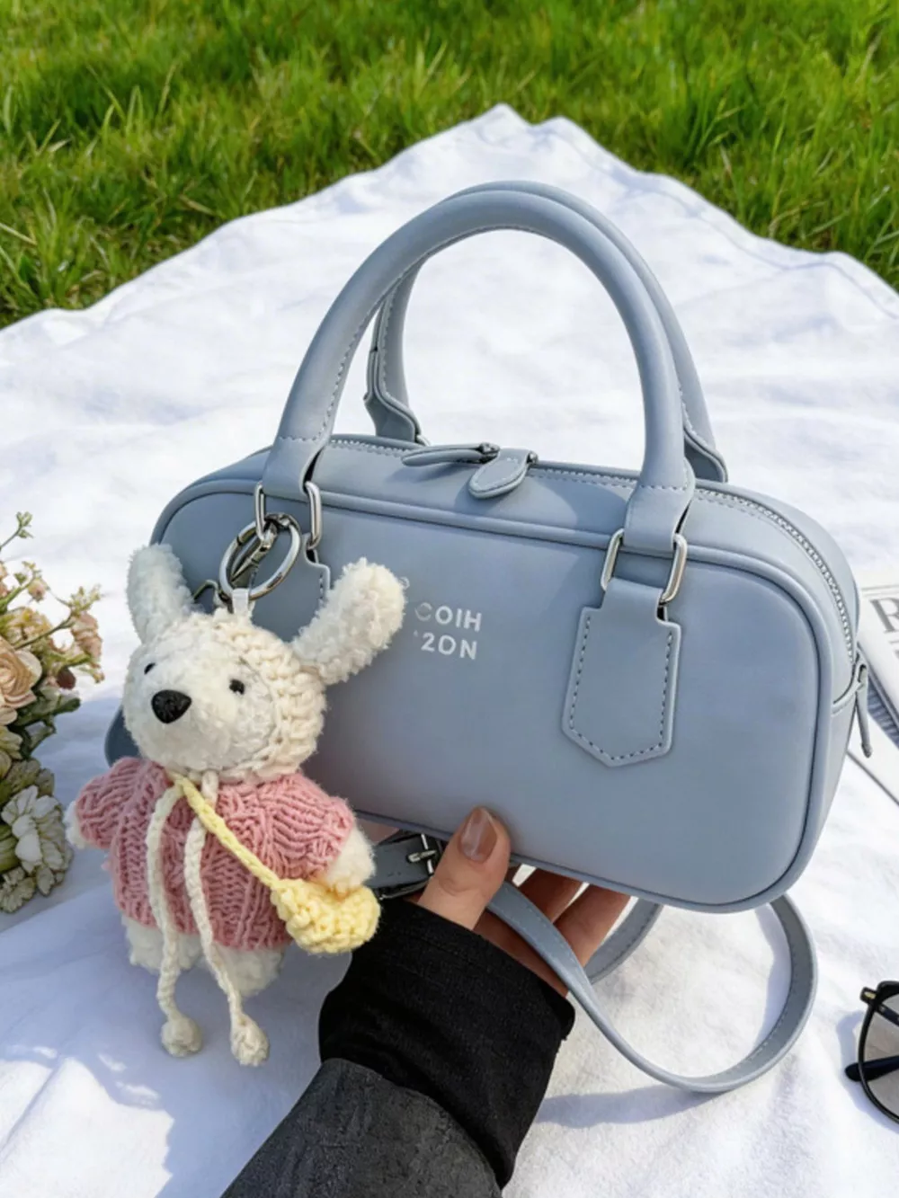 Top Handle Barrel Handbag, image 7