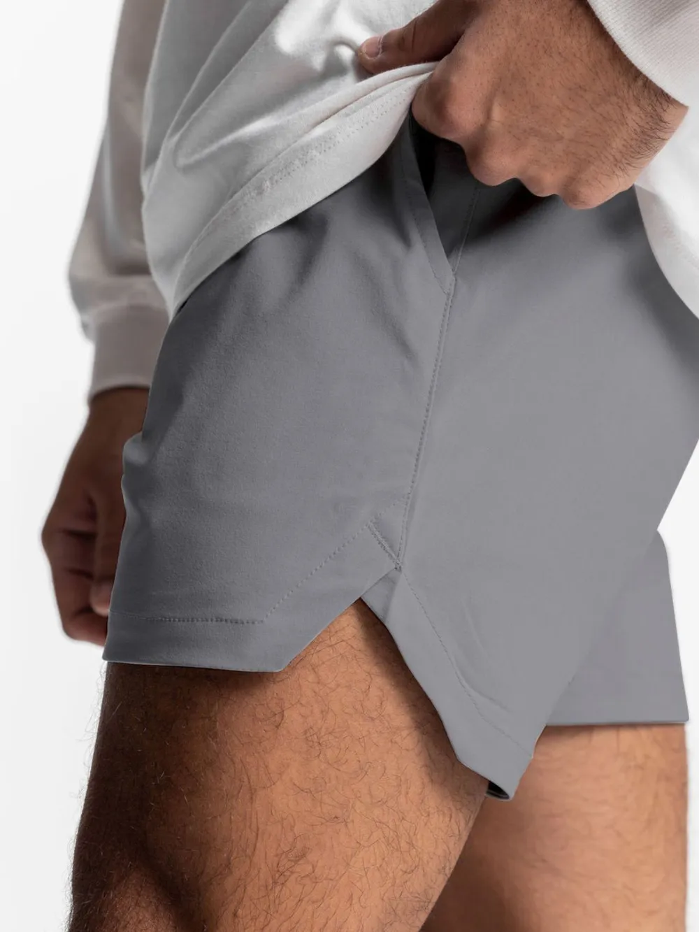 Men's Elastic Waist Active Shorts, image 5