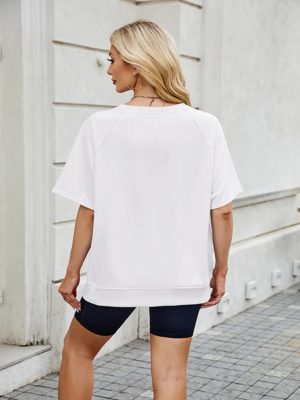 Round Neck Short Sleeve T-Shirt, image 32