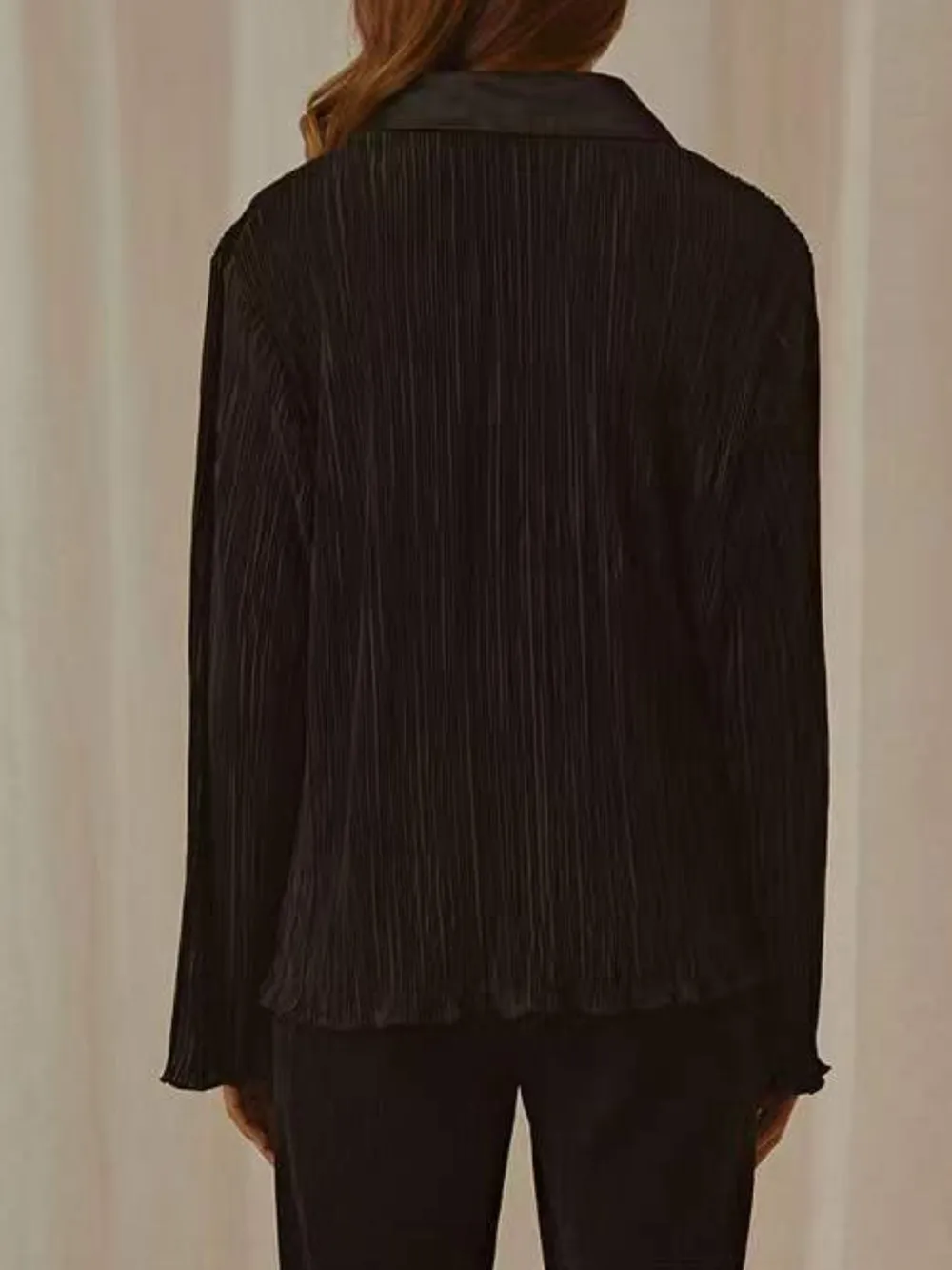Button Up Long Sleeve Top and Pants Set, image 13