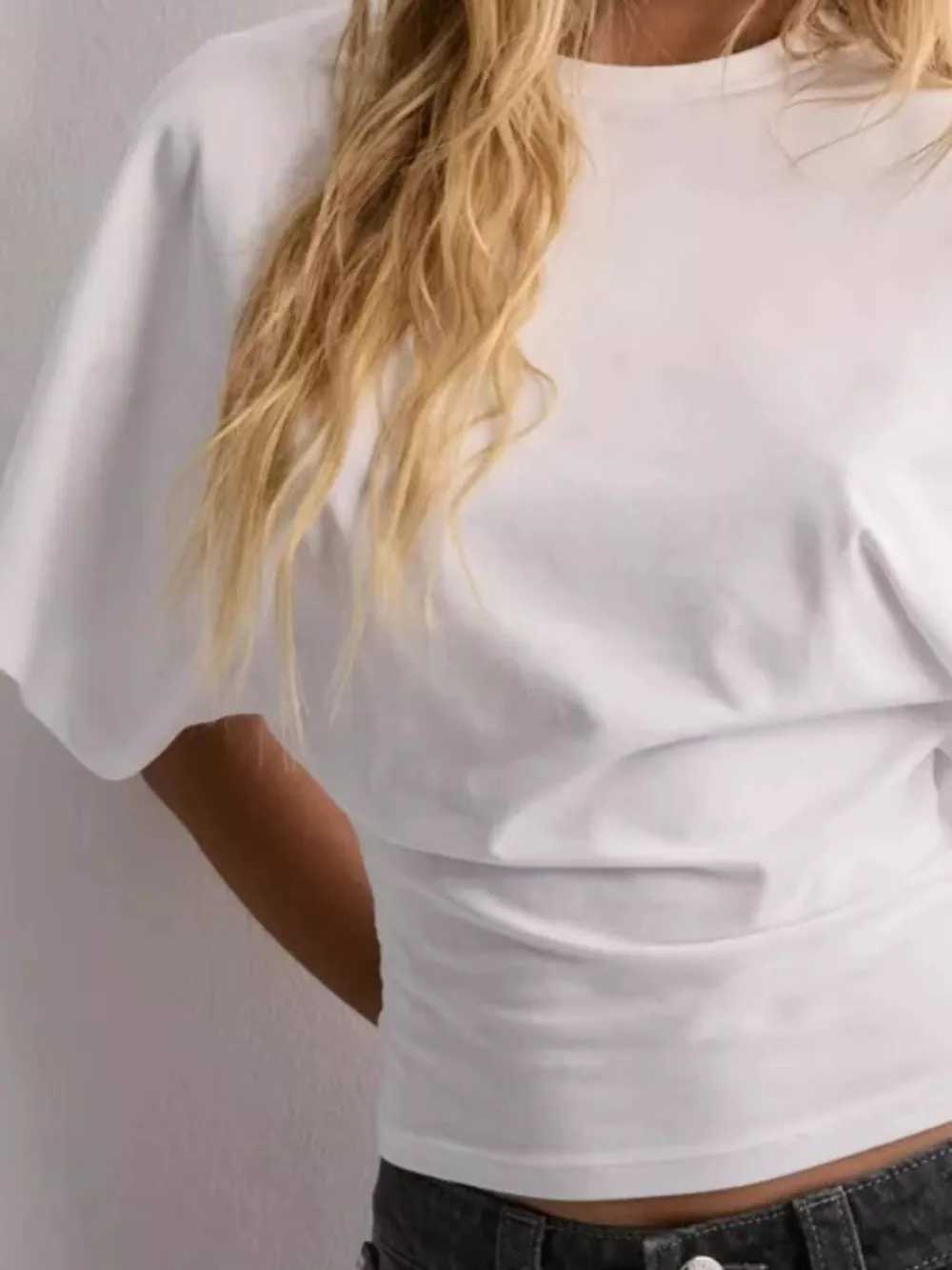 Batwing Sleeve Fitted Waist T-Shirt, image 8