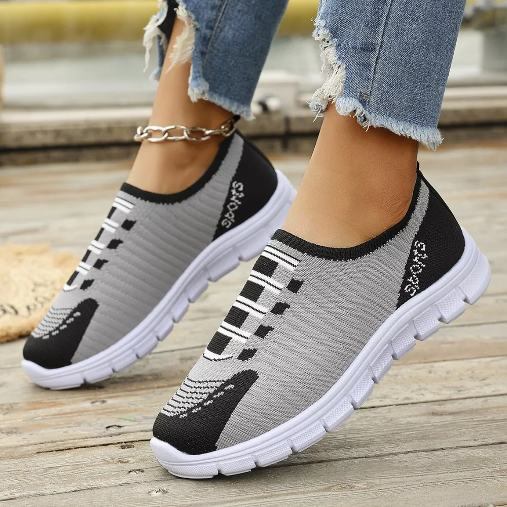 Mesh Round Toe Sneakers, image 5
