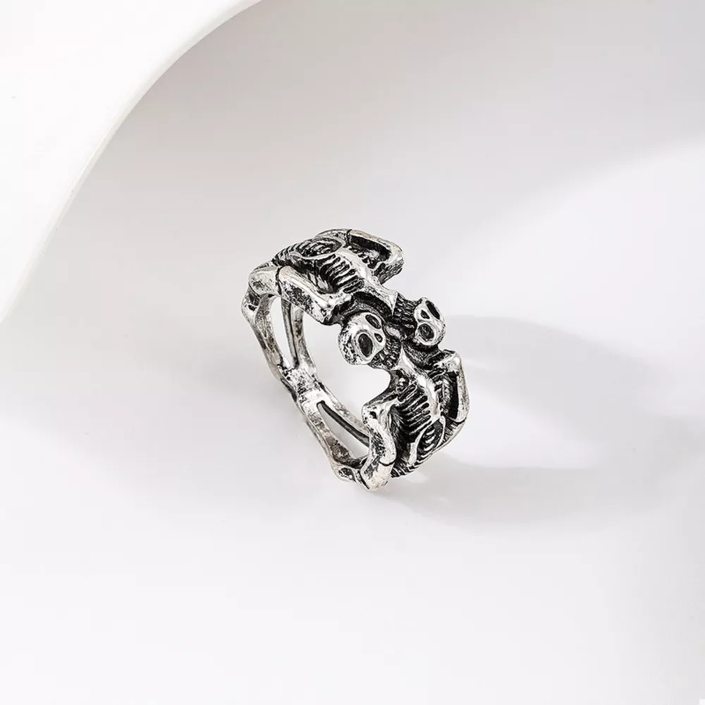 Halloween Skull Alloy Ring, image 8