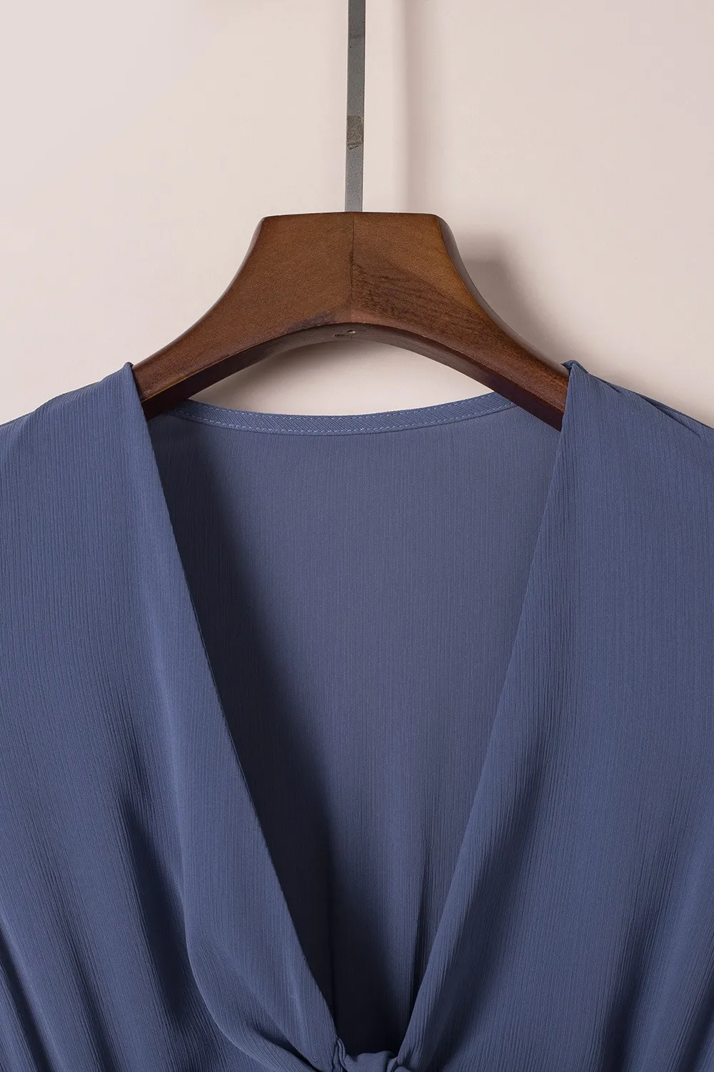Tie-Front Mini Dress with Smocked Waist, image 18