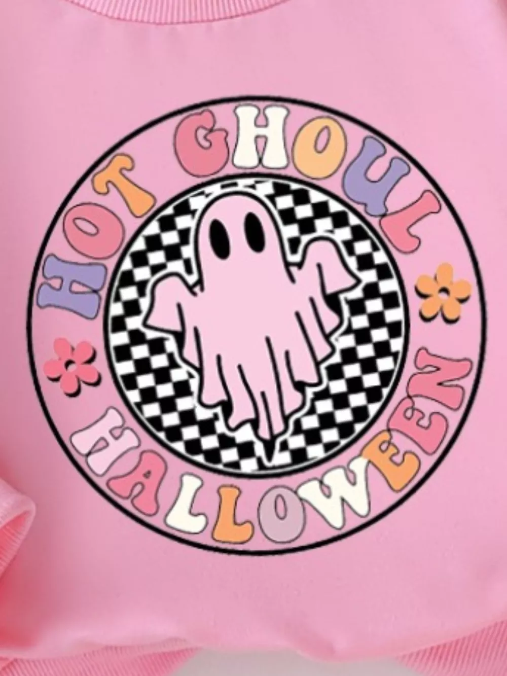 Children's Halloween Graphic Sweatshirt and Flare Pants Set, image 22