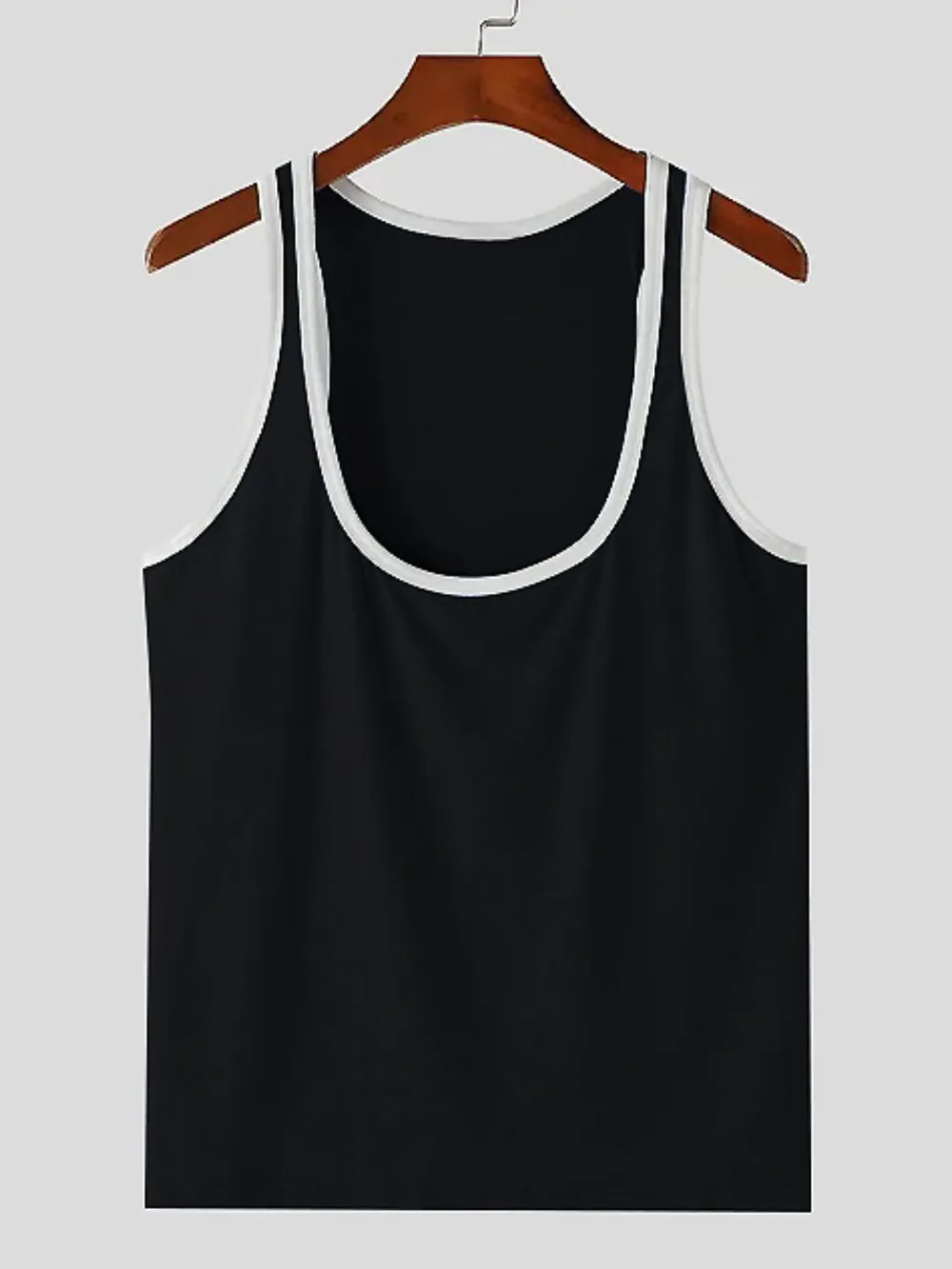 Men's Wide Strap Tank, image 5