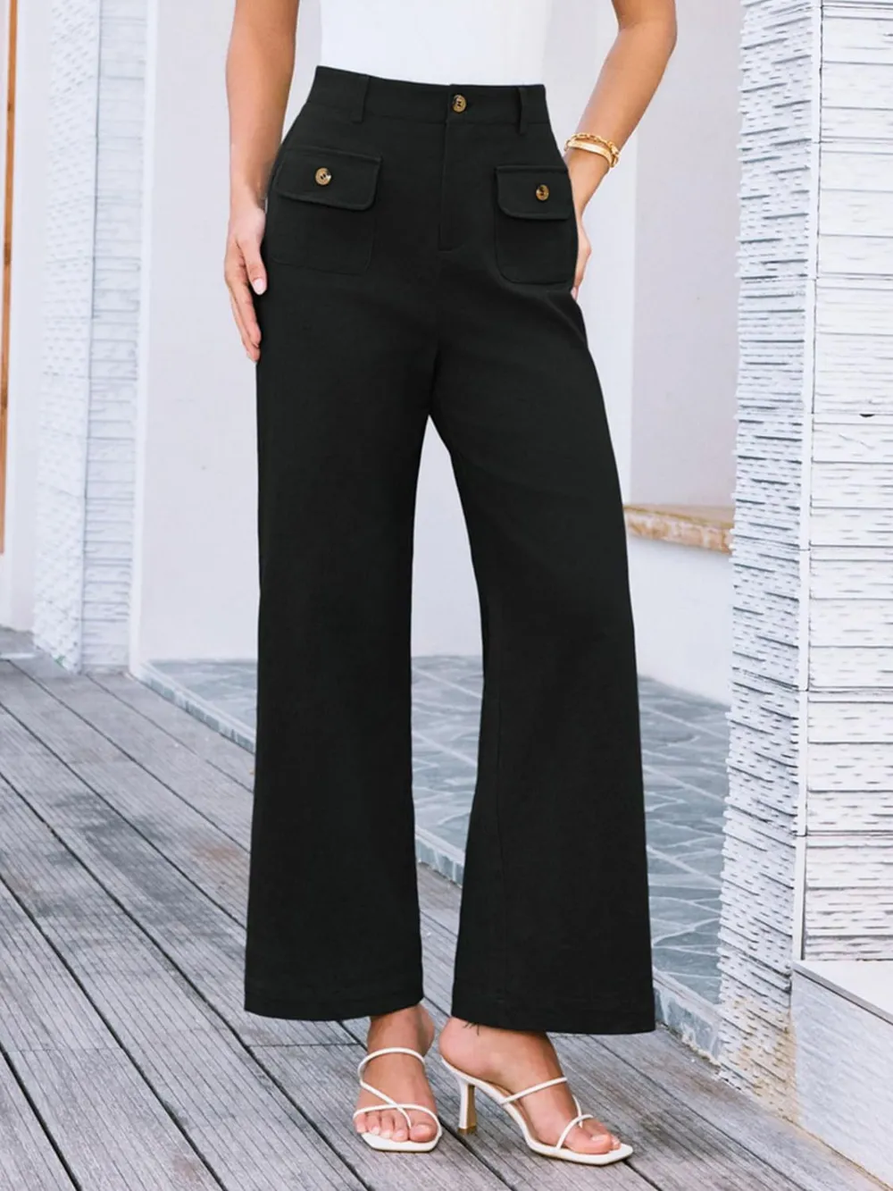 High Waist Wide Leg Pants, image 3