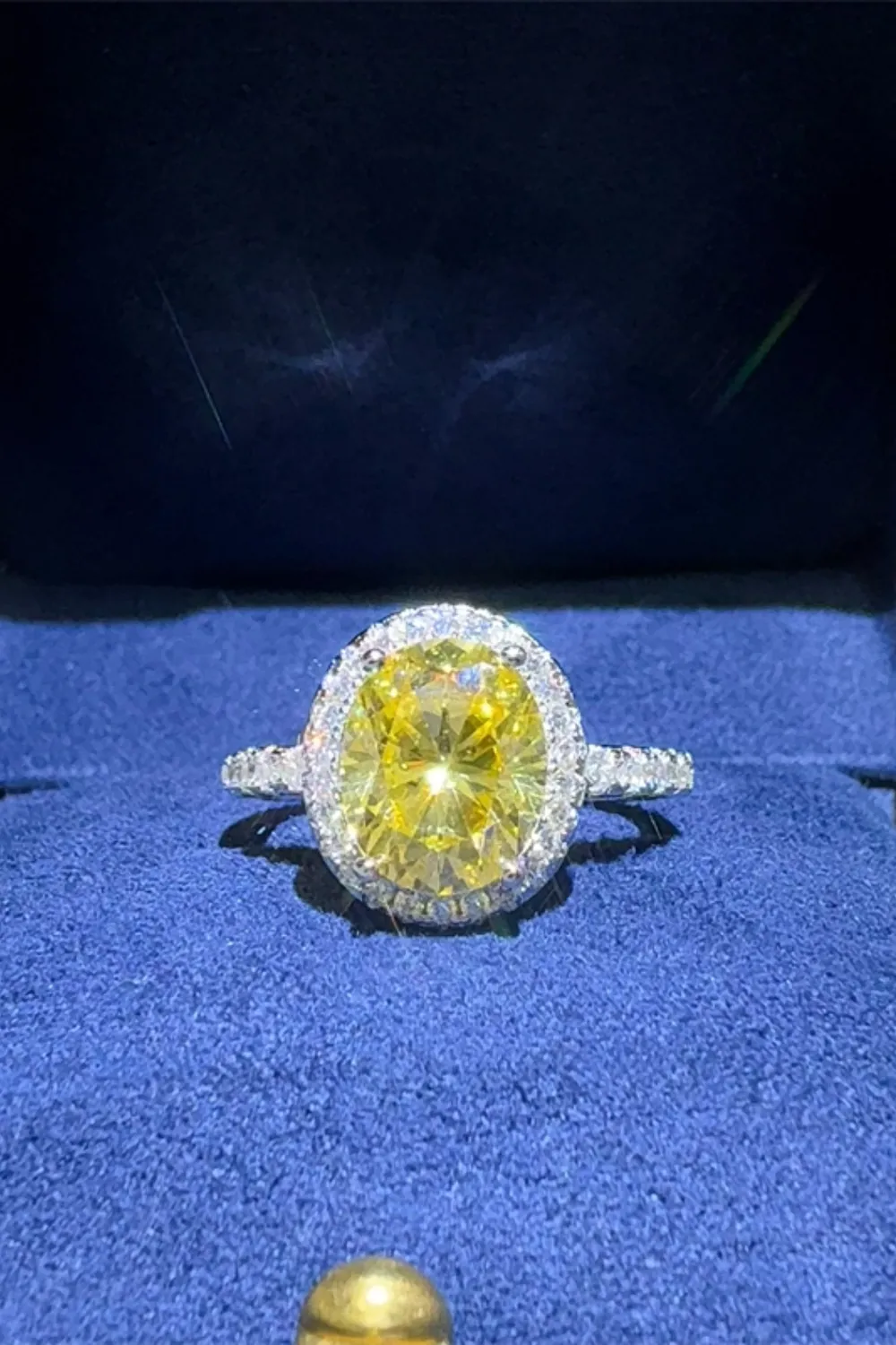3 Carat Moissanite 925 Sterling Silver Ring, image 3