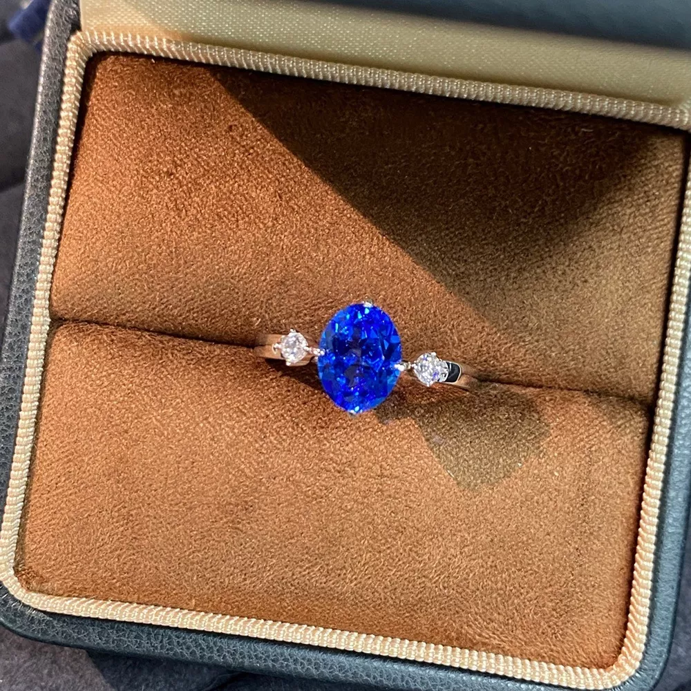 925 Sterling Silver Zircon Ring