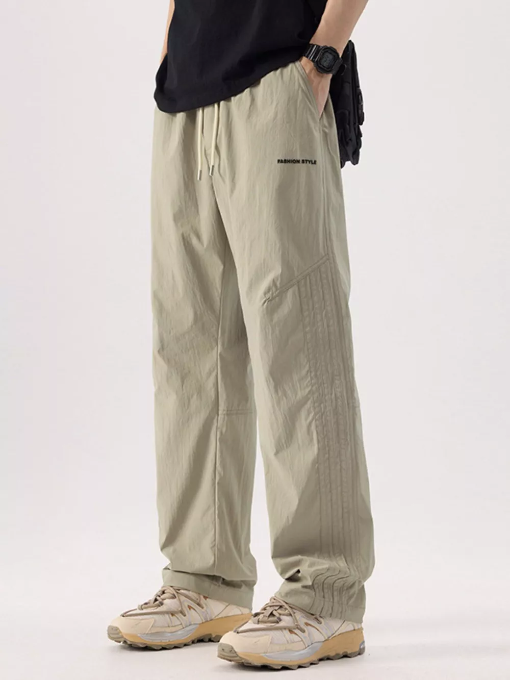 Men's Plus Size Wide Leg Pants, image 2