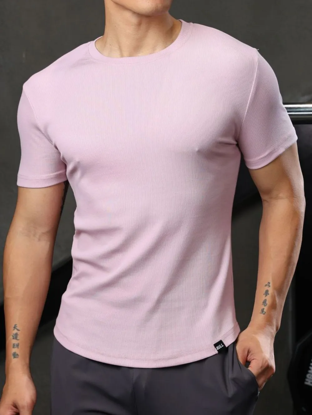 Men's Plus Size Round Neck Short Sleeve T-Shirt, image 6