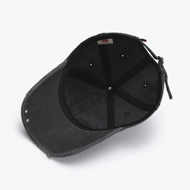 Embroidered Letter Cotton Baseball Cap, image 4